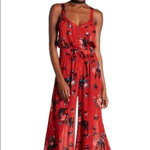 Free people moonlight garden jumpsuit